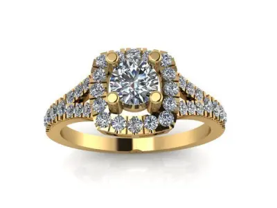 Diamond Ring 3D print model 89