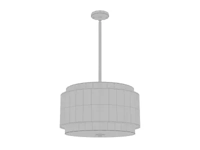 Amia 4 - Light Drum Chandelier 3D model
