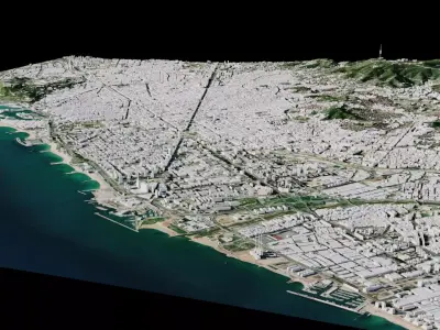 Barcelona - Spain 3D model