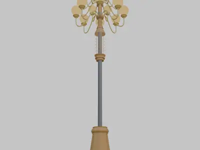 Road Lamp or Street Lamp 3D model