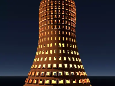 Outdoor sculpture 26O01 3D model