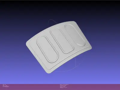 Star Wars The Mandalorian Cara Dune Left Leg Armor 3D print model