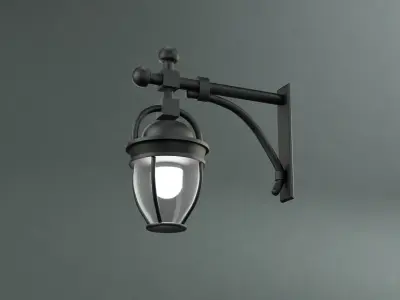 Street light 3D model