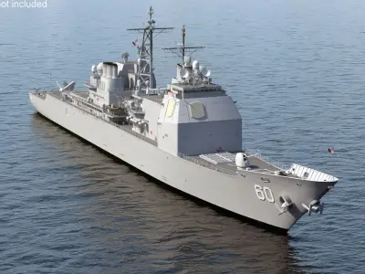  Arleigh Burke Class Destroyer USS CG-57 