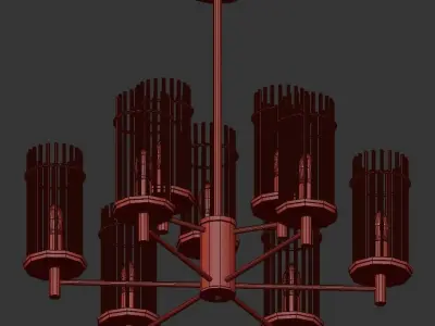 Wendel Chandelier 9 3D model