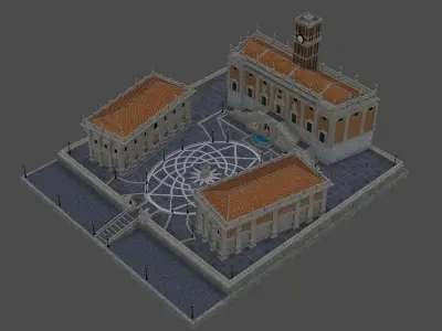 Piazza del Campidoglio 3D model