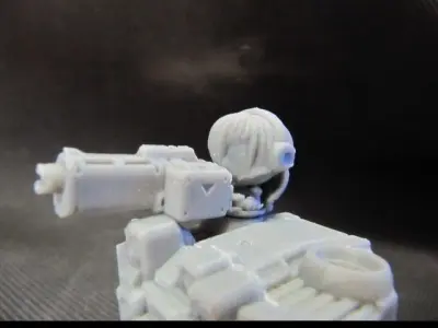 CHIBI-TECH SD - NATALIA MK IV ANNIHILATOR BEAM CANNON 3D print model