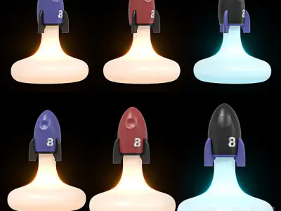 Spaceship Mood Light 3D model