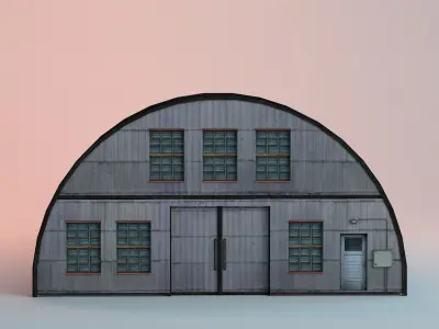 Industrial Stockroom - Warehouse - Storage Low-poly 3D model