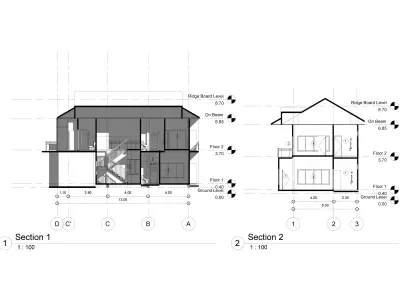 2 Floor House A2 3D model