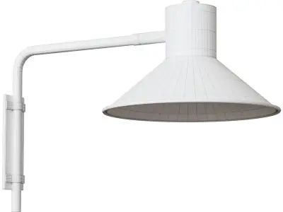 Wall lamp Plass black small 3D model