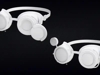 06 Steampunk Goggles | Game Ready | Base Meshes | Set 01