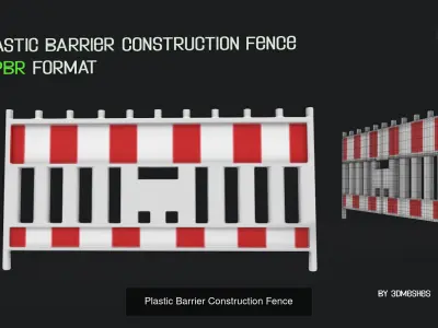 Small Building Site Set 1 in PBR format 3D Model Pack