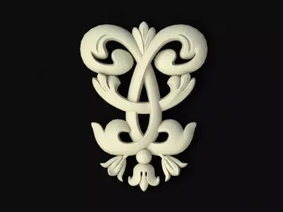 dekor ornament 3D model 44