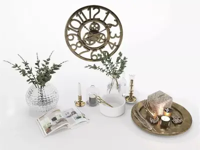 Collection of Decorative Hosewares 3D model