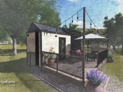 Tiny House   SHUMBEK15   15m2    3d model 3D model