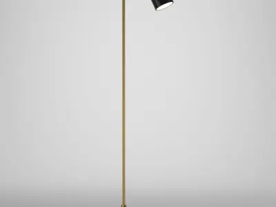 Salena Arched Floor LED Lamp by Foundstone 3D model