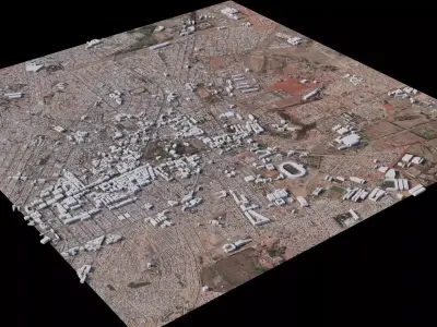 Asmara - Eritrea 3D model