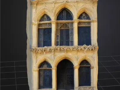 Abandoned building 3D model