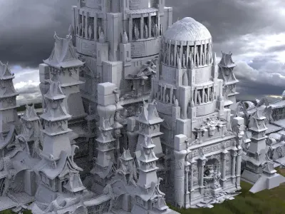 Duke leto grand library 3D model