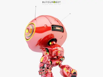 Lovely robot - companion XI 3D model