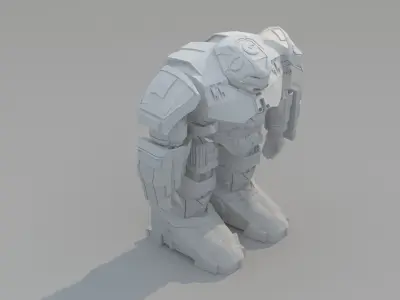 Hulk Buster  Low-poly 3D model