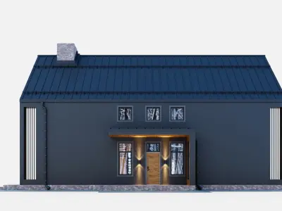 Large barnhouse with perfect layout 3D model