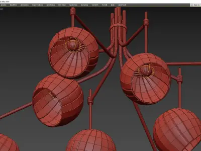 NEST 899340-2CL PENDANT Low-poly 3D model