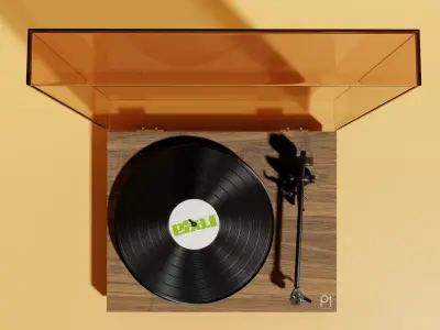 Turntable Planar One by REGA 3D model