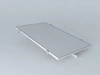 Photovoltaic plate Free 3D model