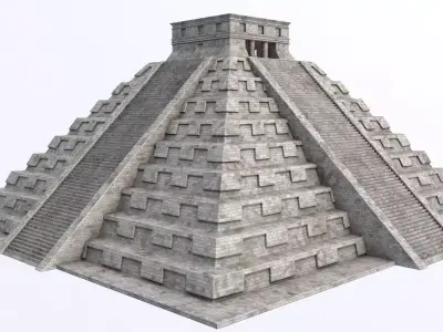 Chichen Itza 3D model