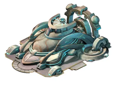 Building - Fleet - Tactical Training Ground 04 3D model