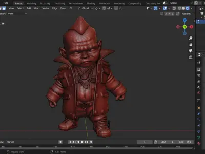 Baby Yondu 3D print model