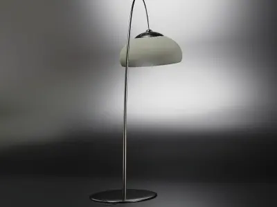 Modern Floor Lamp  Low-poly 3D model