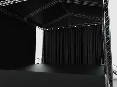 Concert Stage 8 3D model