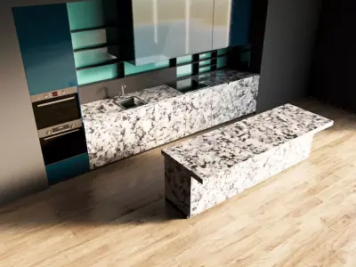 24-Kitchen12 glossy 2 3D model
