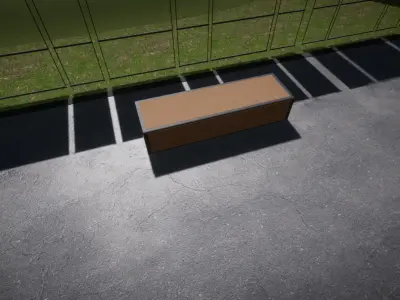 Game Ready Grind Box LowPoly Free low-poly 3D model