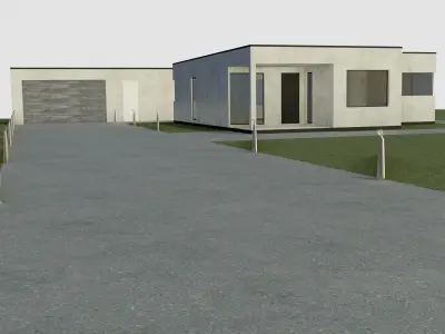 Villa house 3D model