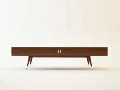 Danish Retro cabinets 3D model