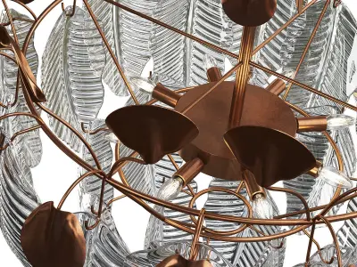 FELICIA chandelier Low-poly 3D model