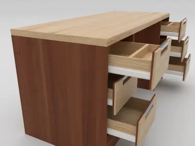 Office Table 3D model