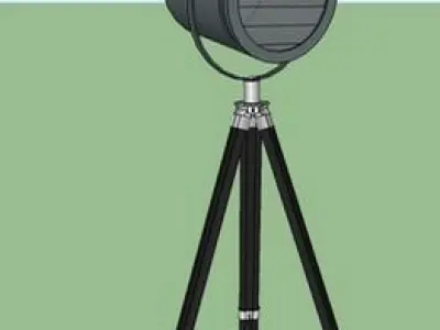Mini Spot Light Holofot 3D model