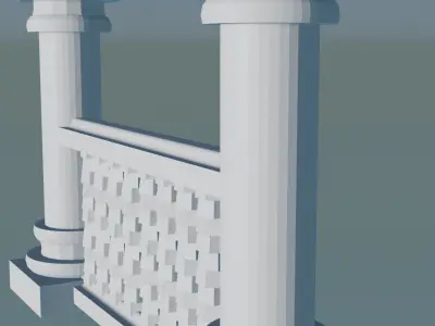 Concrete Baluster 3D print model