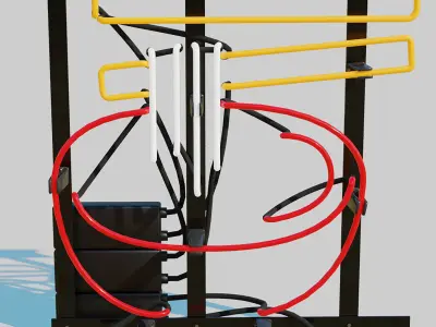 Neon Ramen Sign 3D model