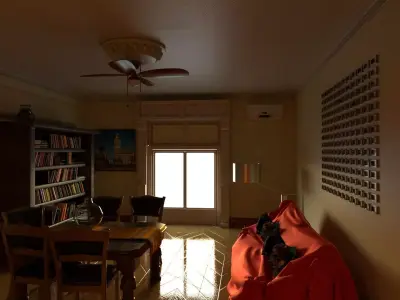 laos Casa Sarandi Montevideo - Scene02 living room 3D model