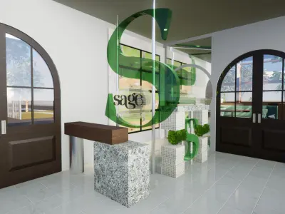 Interior bar 3D model  Free 3D model