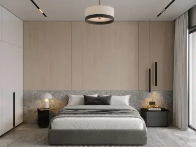 AR-22045 Case Study - Bedroom 3D Scene 3D model