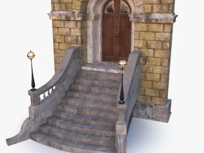 arched Door 0003 3D model
