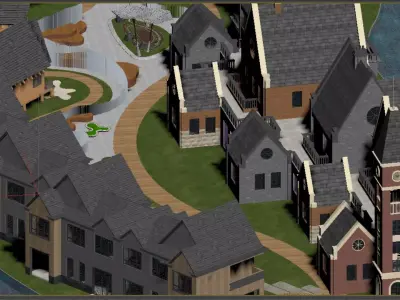 community center 3D model