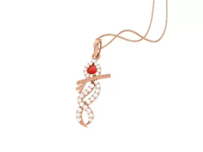 Shree krishna Flute Spiritual Pendant 3D print model